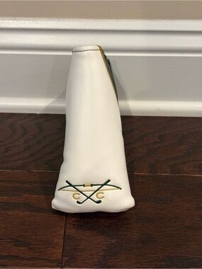 NEW PRG Leather Blade Putter Cover Magnetic Closure Creek Club Logo Green NWOT